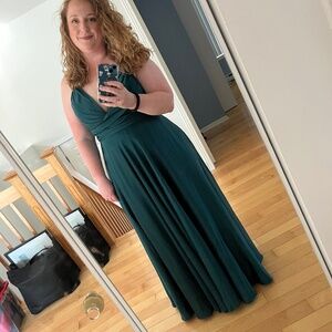 Emerald Green Gown